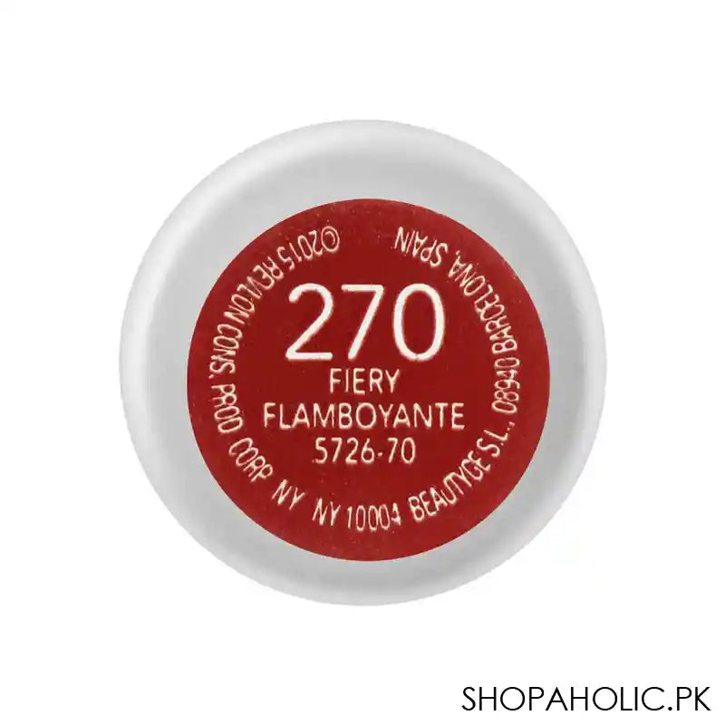 Revlon Matte Lip Balm, 270 Fiery Flamboyante - Image 3