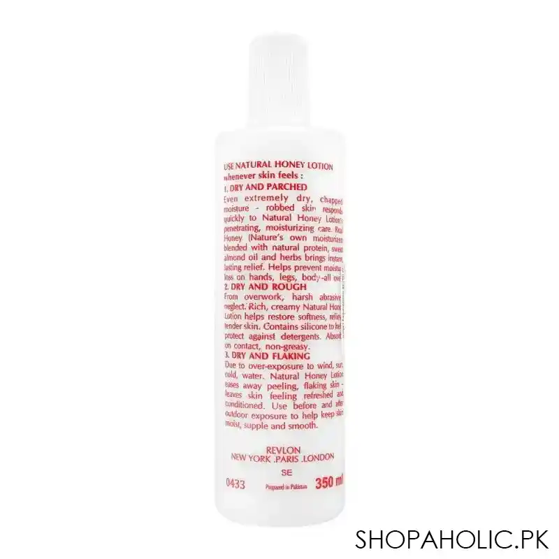 revlon natural honey skin body and hands conditioning lotion, 350ml image2