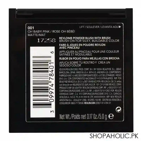 Revlon Powder Blush, 001, Oh Baby! Pink - Image 2