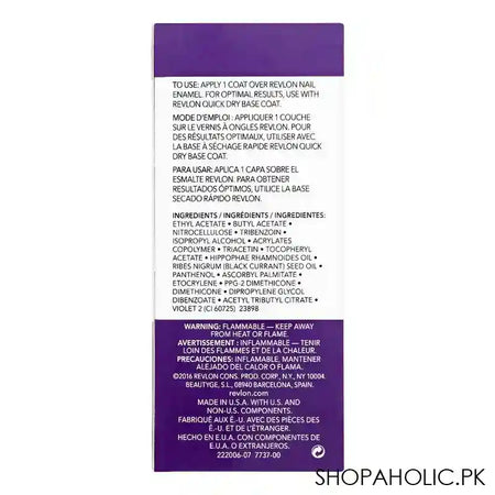 Revlon Quick Dry Top Coat, 210, 14.7ml - Image 4