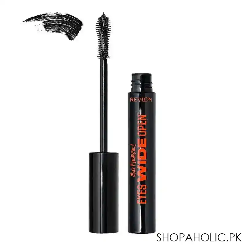 revlon so fierce eyes wide open mascara, 101 blackest black, 7ml main image