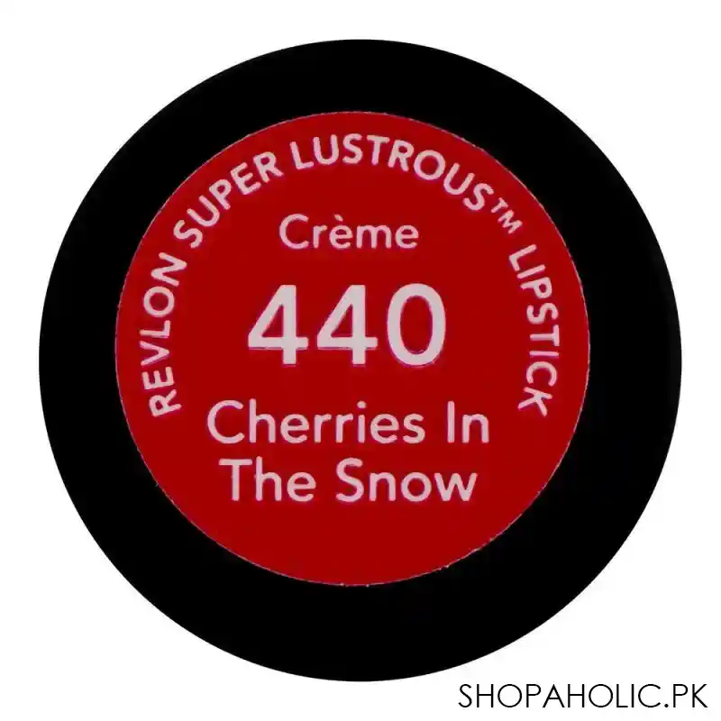 revlon super lustrous creme lipstick, 440 cherries in the snow image3