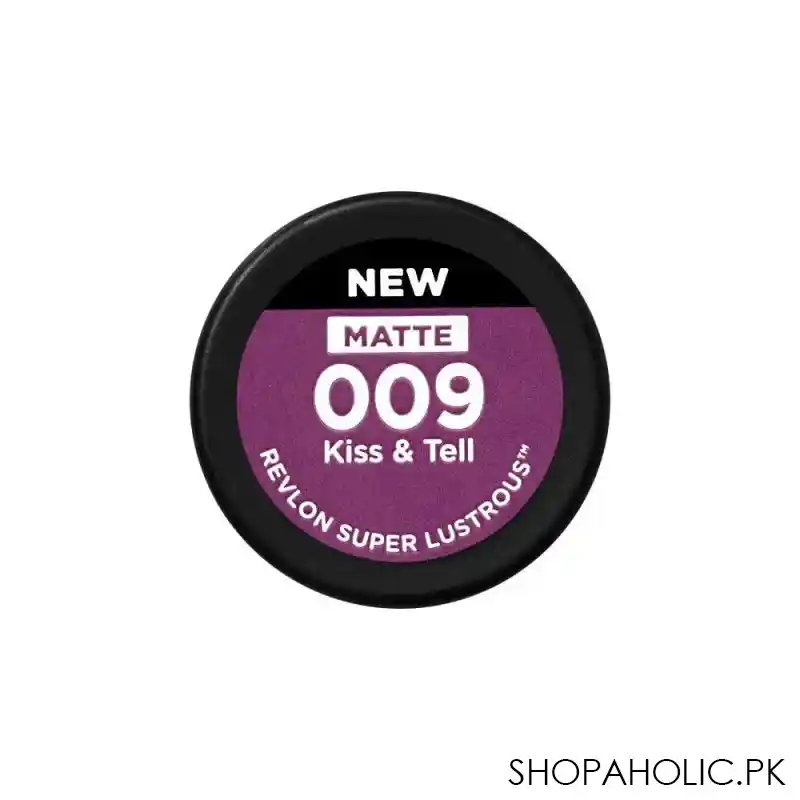revlon super lustrous matte lipstick, 009 kiss & tell image3