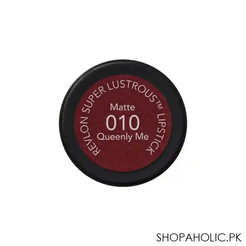 revlon super lustrous matte lipstick, 010 queenly me image3