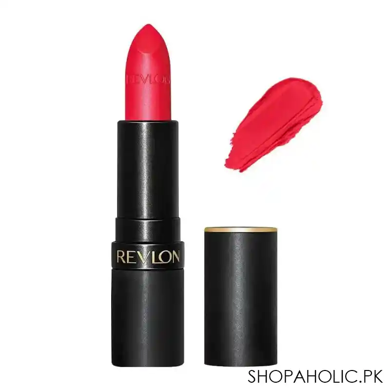 revlon super lustrous matte lipstick, 024 fire & ice main image