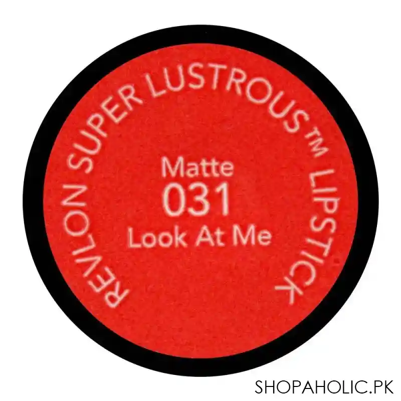 revlon super lustrous matte lipstick, 031 look at me image3