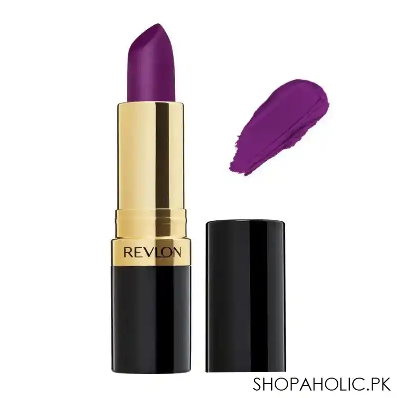 revlon super lustrous matte lipstick, 056 purple aura main image
