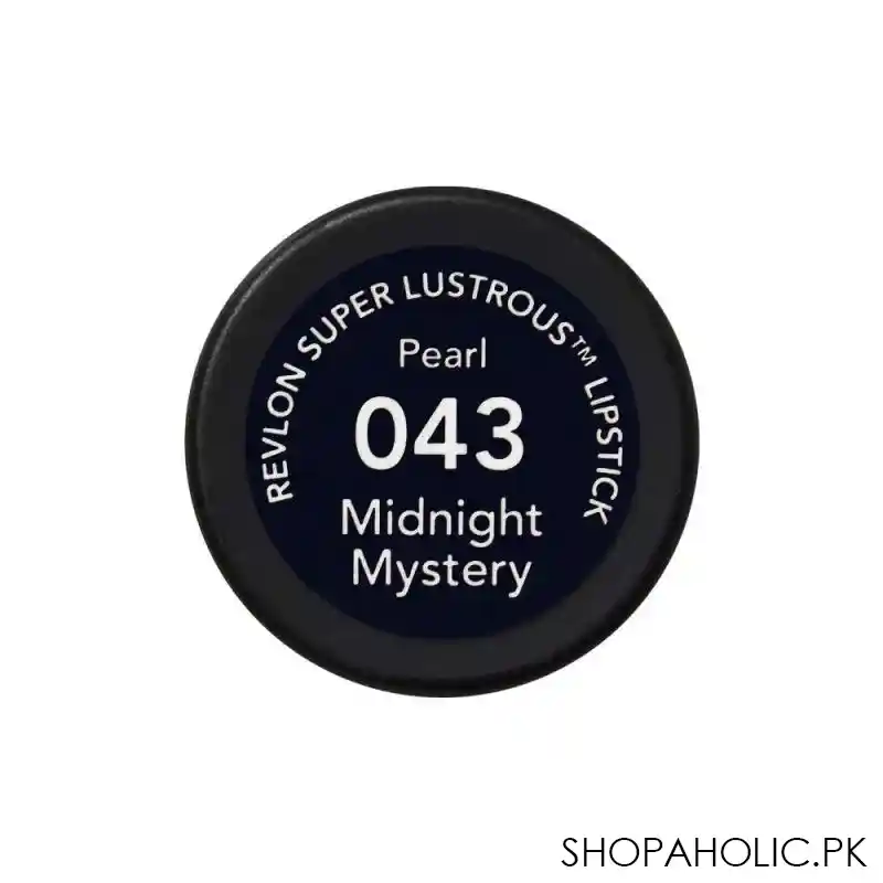 revlon super lustrous pearl lipstick, 043 midnight mystery image3