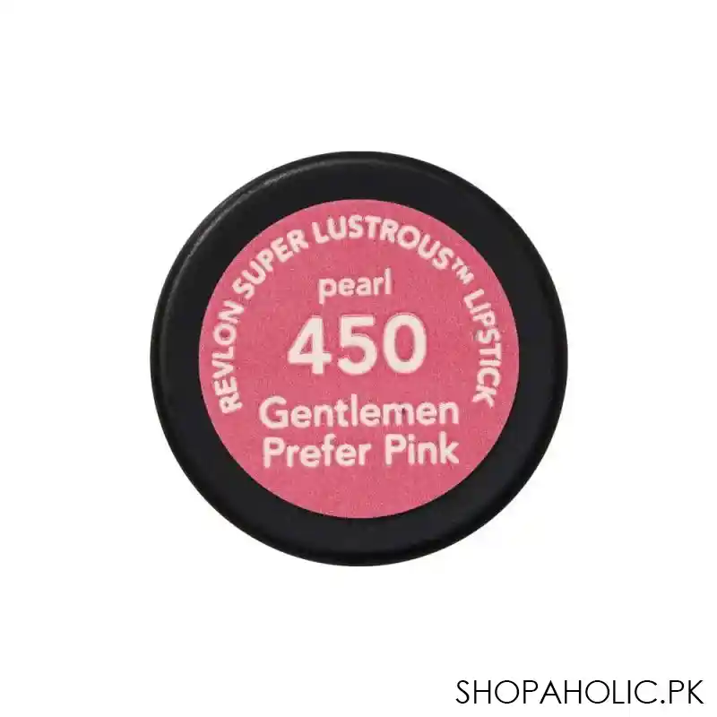 revlon super lustrous pearl lipstick, 450 gentlemen prefer pink image3