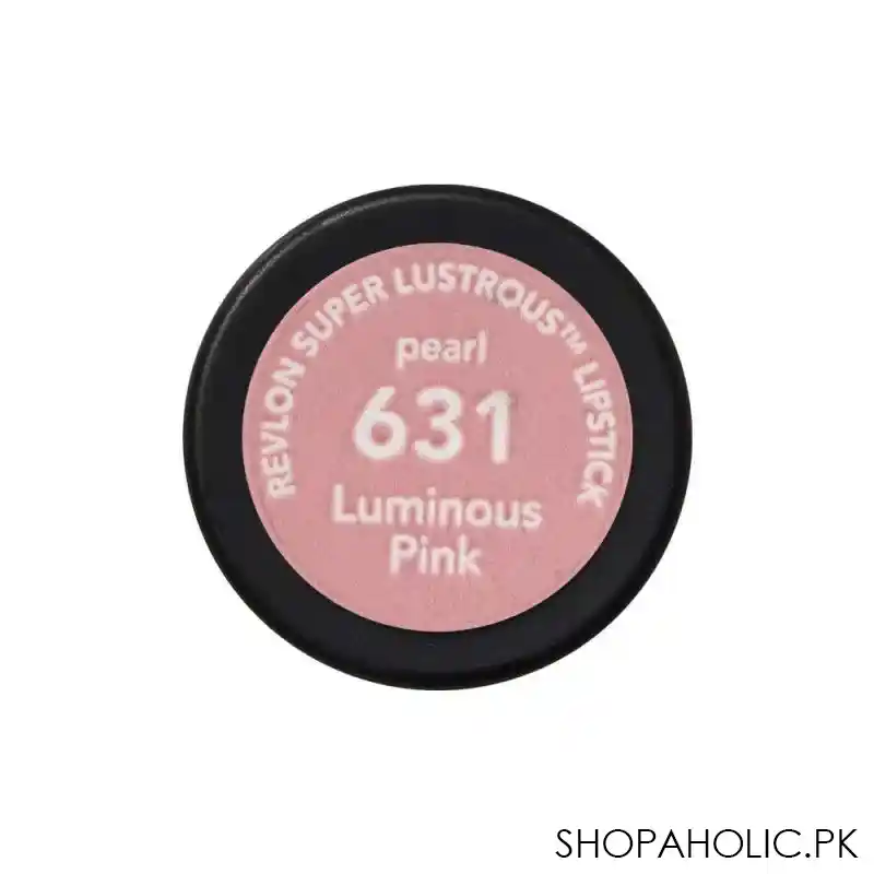 revlon super lustrous pearl lipstick, 631 luminous pink image3