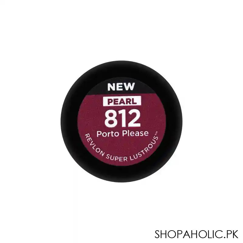 Revlon Super Lustrous Pearl Lipstick, 812 Porto Please - Image 3