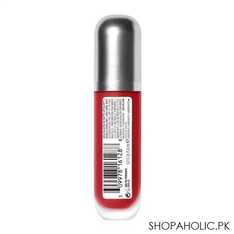 revlon ultra hd matte lip color, 660 hd romance image2