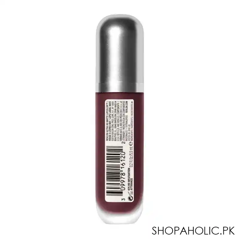 revlon ultra hd matte lip color, 675 hd infatuation attirance image2