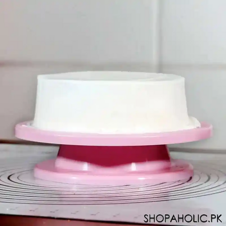 revolving cake turntable stand image2