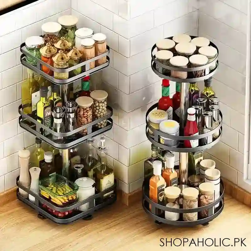Multi Purpose Revolving Storage Racks Buy Revolving Storage Rack Price in Pakistan | Shopaholic – Shopaholic.pk