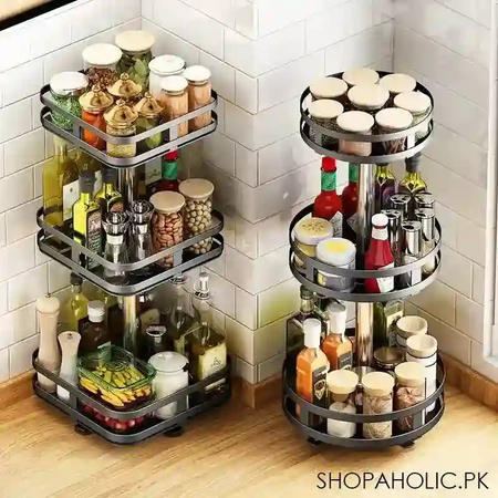revolving storage rack main image