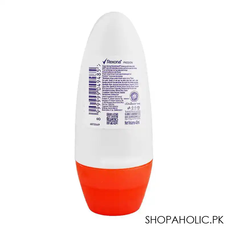 Rexona Motion Activated 72 Hours Passion Roll On, For Women, 50ml - Image 2