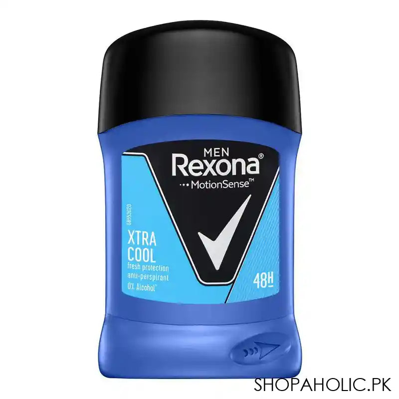 Rexona Motion Sense Xtra Cool Antiperspirant Deodorant Stick, For Men's, Antiperspirant, 48 Hours Lasting, 40ml - Main Image