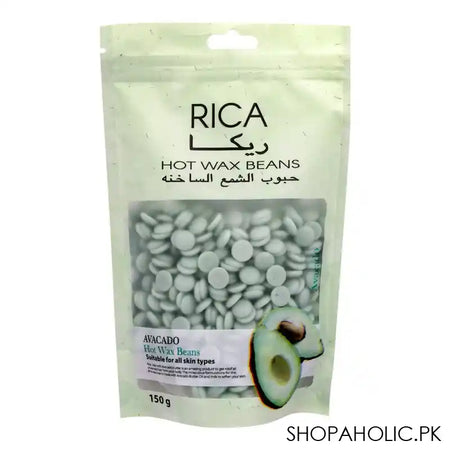 RICA Avocado Hot Wax Beans, All Skin Types, 150g - Main Image