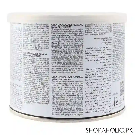 rica banana dry skin liposoluble wax 400ml image2