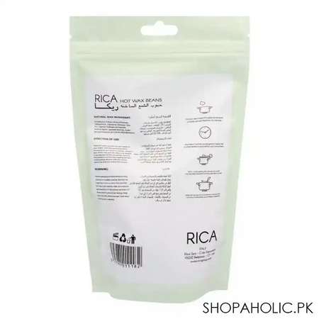 rica blueberry hot wax beans, all skin types, 150g image2