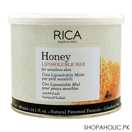 rica honey liposoluble wax, for sensitive skin, 400ml main image