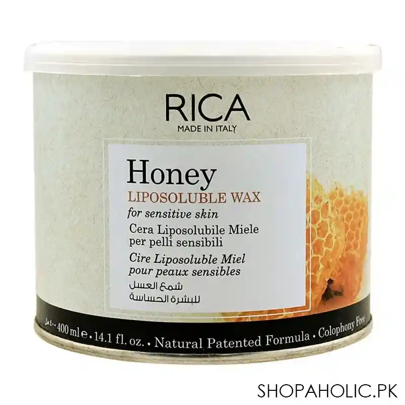 rica honey liposoluble wax, for sensitive skin, 400ml main image