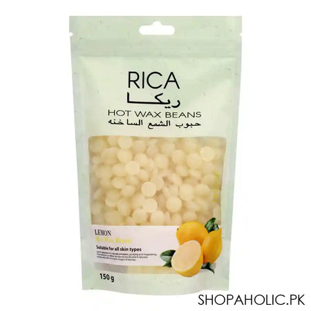 RICA Lemon Hot Wax Beans, All Skin Types, 150g - Main Image