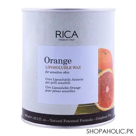 rica orange sensitive skin liposoluble wax 800ml main image
