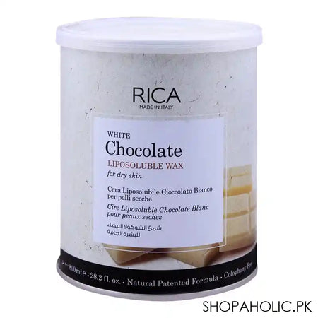 RICA White Chocolate Liposoluble Wax, For Dry Skin, 800ml - Main Image