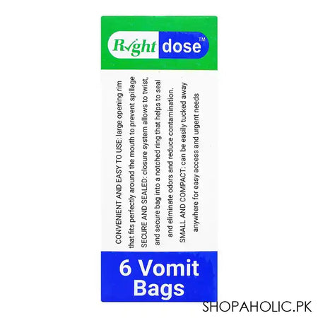 Right Dose Vomiting Bag, 6-Pack - Image 5