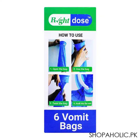 Right Dose Vomiting Bag, 6-Pack - Image 2