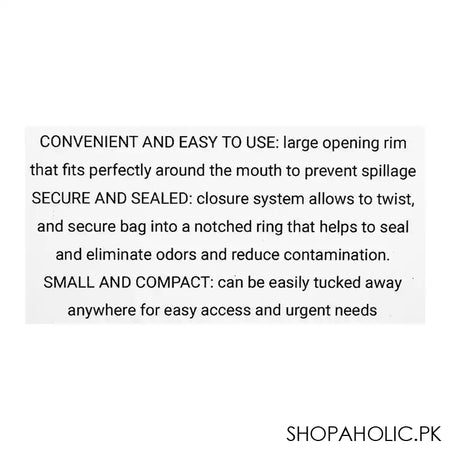 Right Dose Vomiting Bag, 6-Pack - Image 3