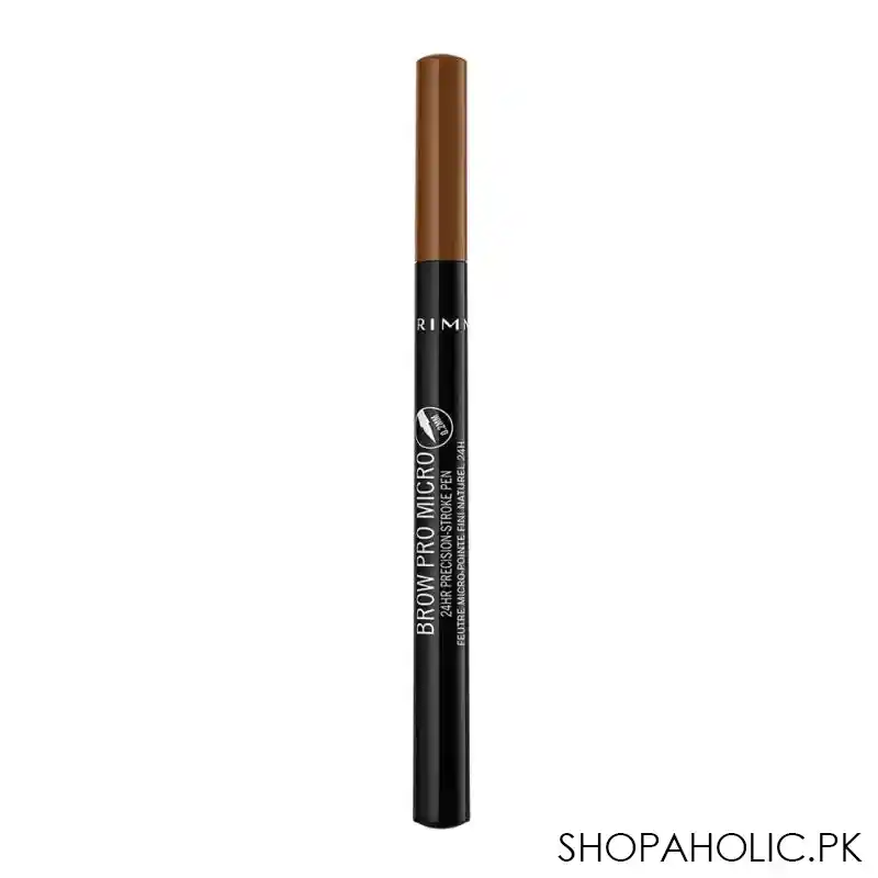 rimmel brow pro micro 24hr precision stroke pen, 002 honey brown image2