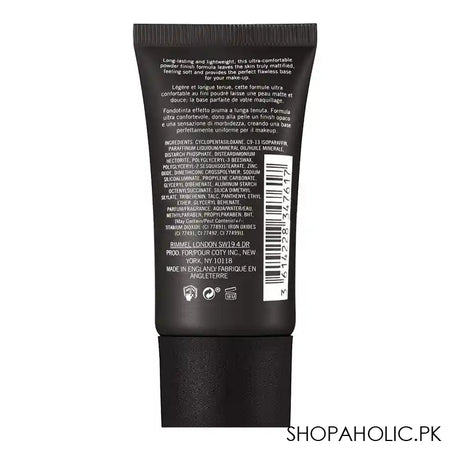 Rimmel Lasting Matte Full Coverage Mattifying Foundation, 304 Almond - Image 2