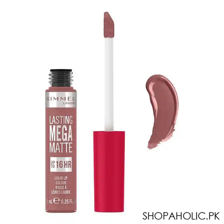 Rimmel Lasting Mega Matte Up To 16HR Liquid Lip Color, 200 Pink Blink - Main Image
