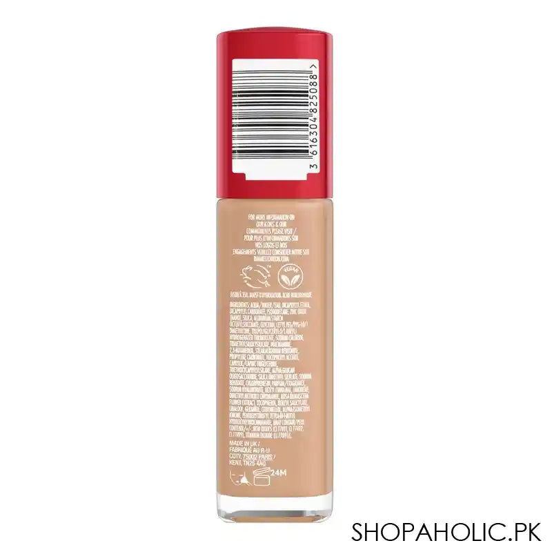 Rimmel London Lasting Finish Up to 35 Hour Hydration Boost Foundation, 160 Vanilla, 30ml - Image 4