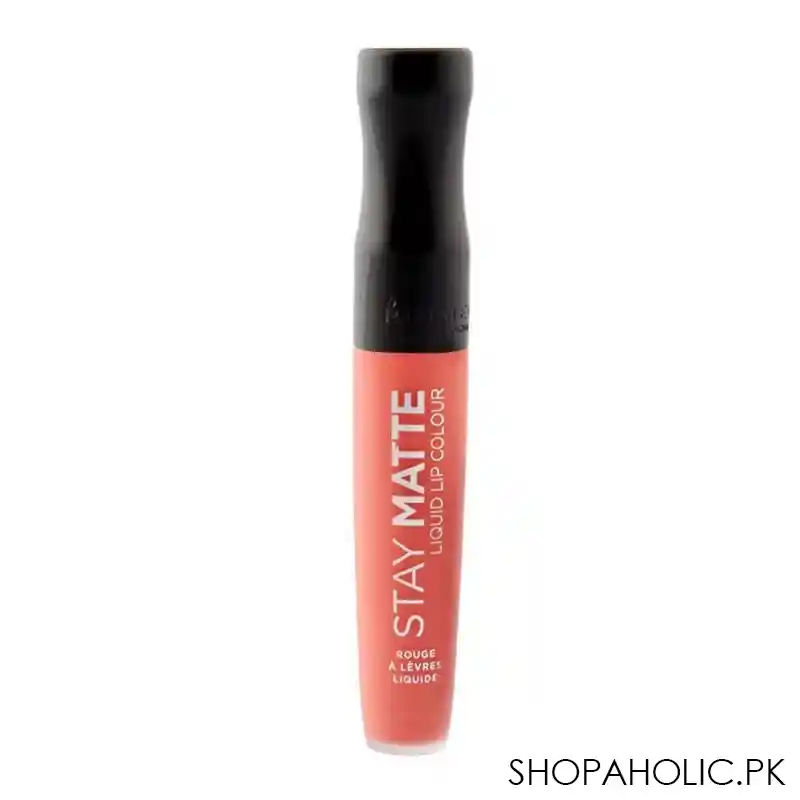 rimmel stay matte liquid lip colour 600 coral sass image2