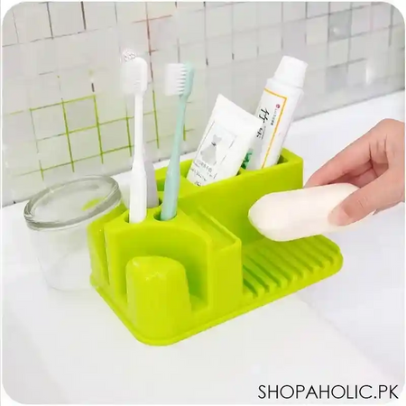 Rinsing Toothbrush Soap Holder - Image 2