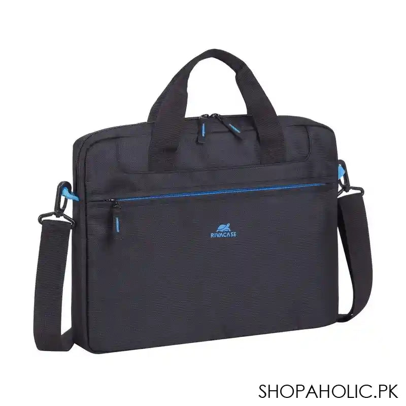 Rivacase 14 Inches Laptop Bag, Black, 8027 - Image 3