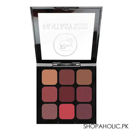 Rivaj UK 9 In 1 Fantasy Eyeshadow Palette, Highly pigmented, Velvety texture, 01 - Main Image