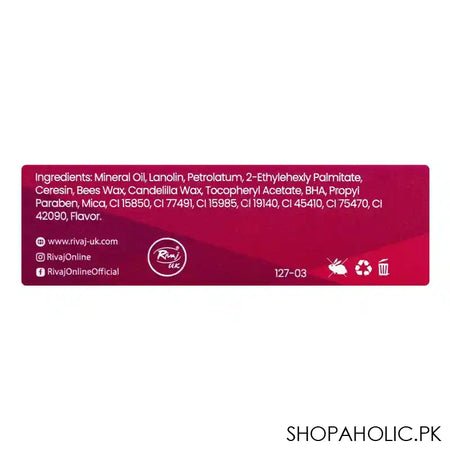 Rivaj UK Pure Matte Lipstick, Non-Drying Formula, 01 - Image 4