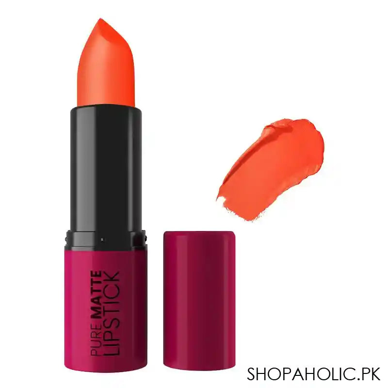 Rivaj UK Pure Matte Lipstick, Non-Drying Formula, 01 - Main Image