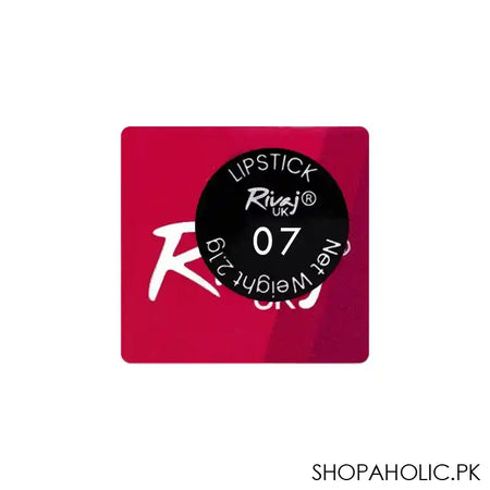 Rivaj UK Pure Matte Lipstick, Non-Drying Formula, 07 - Image 2