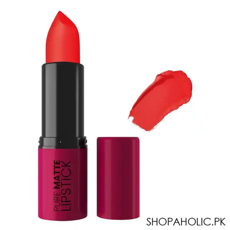 Rivaj UK Pure Matte Lipstick, Non-Drying Formula, 07 - Main Image