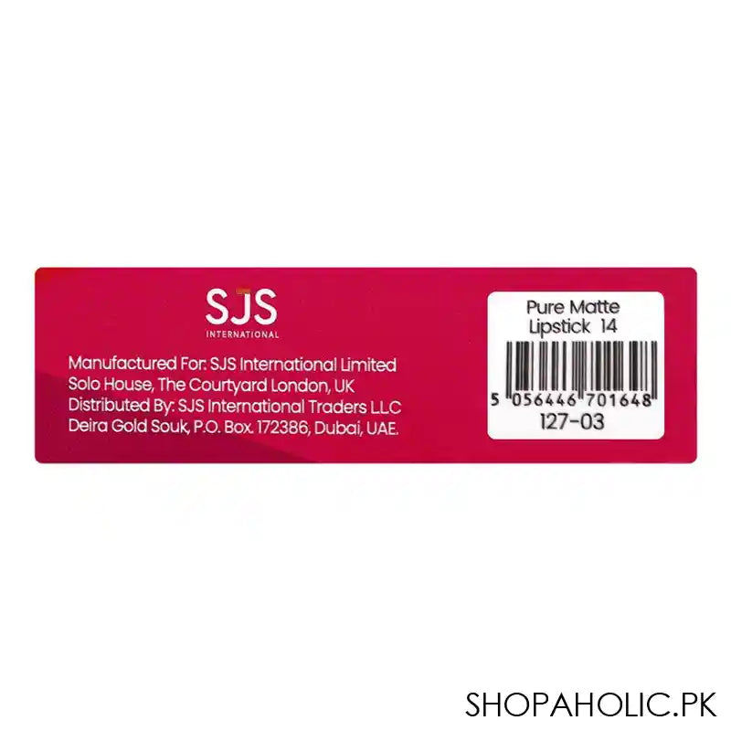 Rivaj UK Pure Matte Lipstick, Non-Drying Formula, 14 - Image 5