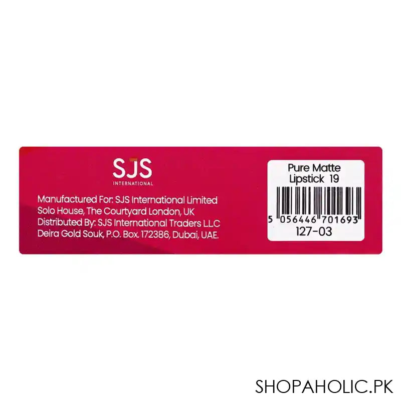 Rivaj UK Pure Matte Lipstick, Non-Drying Formula, 19 - Image 2