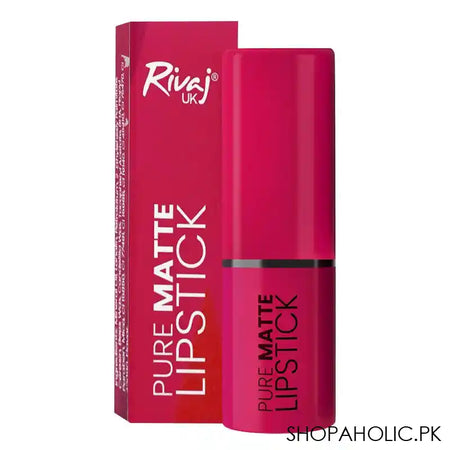 Rivaj UK Pure Matte Lipstick, Non-Drying Formula, 20 - Image 3
