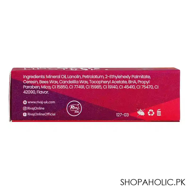 Rivaj UK Pure Matte Lipstick, Non-Drying Formula, 22 - Image 3
