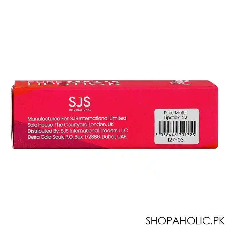 Rivaj UK Pure Matte Lipstick, Non-Drying Formula, 22 - Image 2